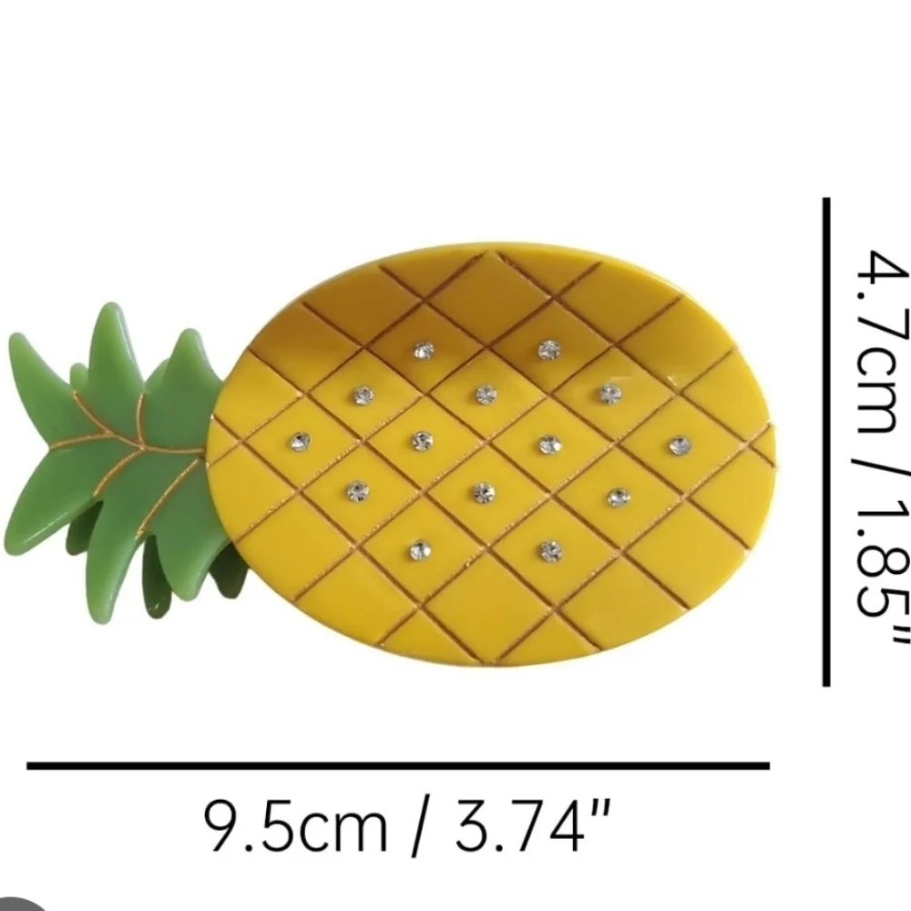 🍍🔹️Piper K 🔹️Big Pineapple Claw Hair clip